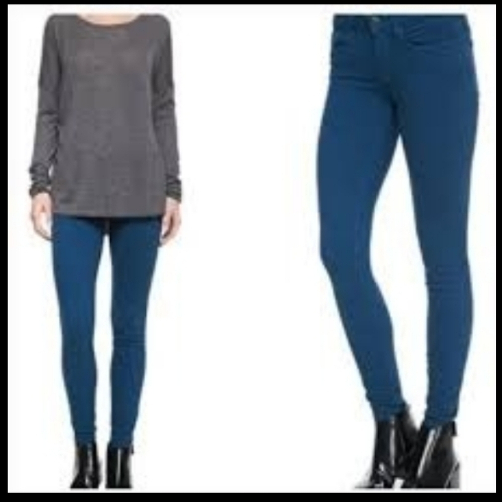 Vince "Riley" Vibrant Blue Women's Skinny Jeans Size 28!